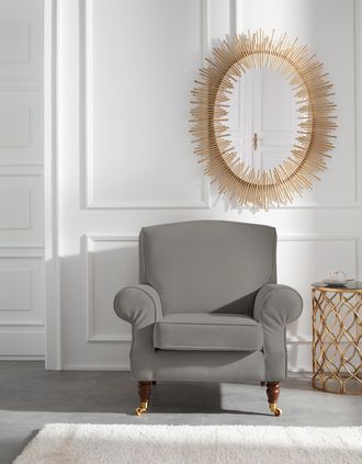 HOME AFFAIRE Sessel »Rennes« in Samtoptik oder Baumwoll-Mix