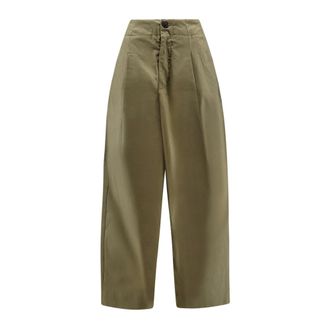 SOEUR Wide Trousers, female, Green, Size: XS Daley Trousers