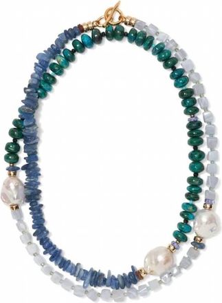 Lizzie Fortunato Cabana Necklace In Peacock