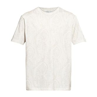 Etro Etro, T-Shirts, male, Beige, Size: XL Crew Neck T-shirt