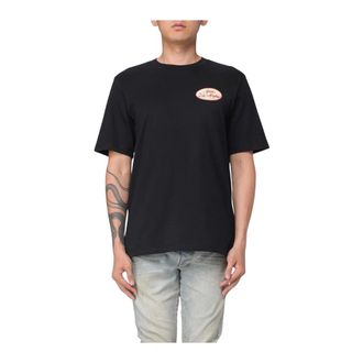 Amiri T-Shirts, male, Black, Size: S Graphic Print Crew Neck Short Sleeves T-Shirt