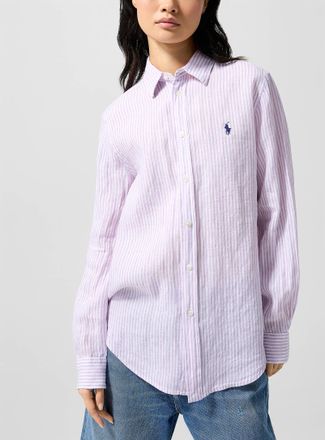 Polo Ralph Lauren Polo Shirt Ralph Lauren - Womens Stiped pure linen shirt