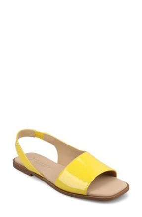 Journee Collection Brinsley Slingback Sandal in Mango at Nordstrom Rack, Size 8.5
