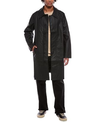 Rta Pluto Linen-Blend Trench Coat