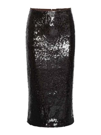 Rotate Tasha sequin midi skirt