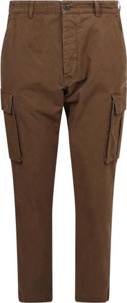 Original Vintage Slim-fit Jeans - Heren - Slim Fit Broeken - Bruin - L - Katoen - Broeken