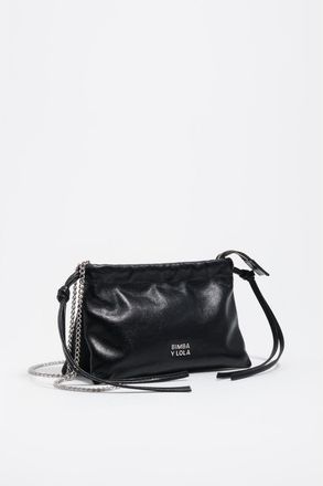 Bimba & Lola Leather Mini Multi-Strap Bag in Black at Nordstrom