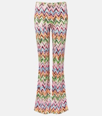 Missoni Zig Zag high-rise flared pants