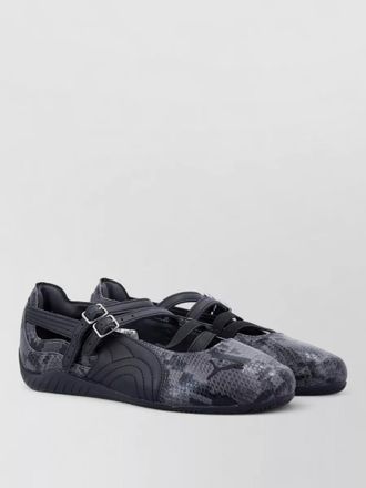Puma ballet flat snake round toe rubber sole