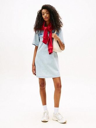 Tommy Hilfiger Denim A-Line Mini Shirt Dress