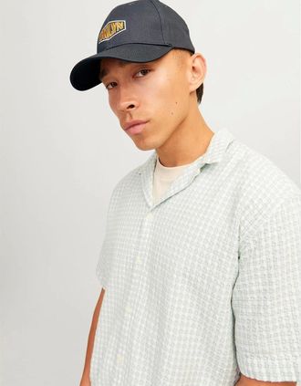 Jack & Jones Jack & Jones Mens Lettering Cap - Grey - Size: MENS