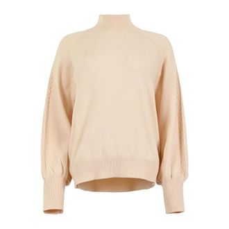 Maicazz Rina Trui - Dames - Coltruien - Beige - 2XL - Truien & Vesten