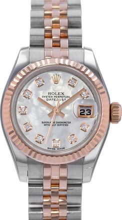 Rolex Pre-owned Rolex Datejust 26 Automatic Chronometer Diamond Ladies Watch 179171 MDJ