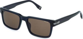 Police SPLR75 GRIND 2 03LM Mens Sunglasses Blue Size 55