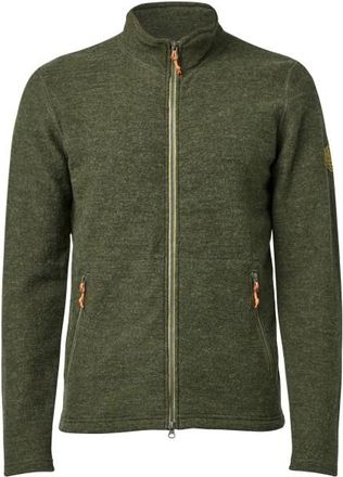 Ivanhoe of Sweden Louie Full Zip Wollpullover f&uuml;r Herren | oliv