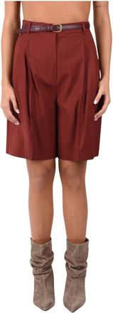 Max Mara Bermudas Mstadorno - Shorts - Mujer - Rojo - M