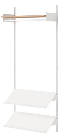 New Works Design Wandgardarobe New Works Shelf I - 190 x 83.5 cm, Eiche / Weiss