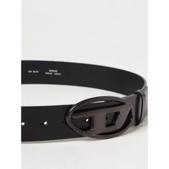Diesel Leather Belt - Black