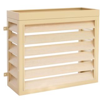 Hhg [nunca Usado] Revestimiento Para El Sistema De Climatizaci&oacute;n/intercambiador De Calor Hhg-577 Con Macetero, Cubierta, Metal 80 X 97 X 38 Cm, Aspecto Ro