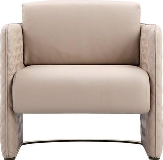 Pangea Home Lusso Gold Lounge Chair