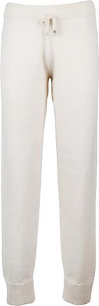 Eleventy Cashmere Lounge Sweatpants with Drawstring Waistband and Ribbed Cuffs