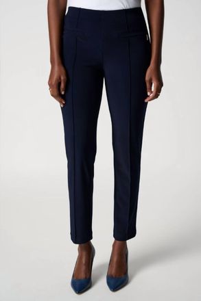 Joseph Ribkoff Womens Jacquard Pants In Midnight Blue