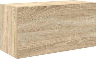vidaXL Mueble De Pared Ba&ntilde;o Madera Ingenier&iacute;a Roble Sonoma 60x25x30 Cm Vidaxl