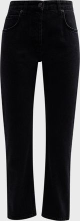 The Row Riaco Slim-Leg Crop Jeans