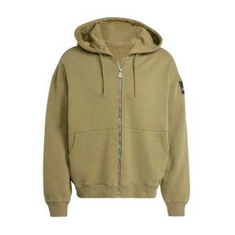 adidas EQT Fleece Full-Zip Hoodie - male - Adidas - Long Sleeve Training Tops - Green - XL - Sport