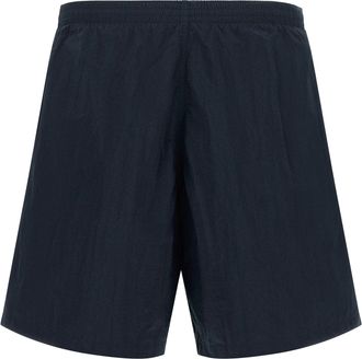 Fendi FF Stitching Nylon Swim Shorts - Navy