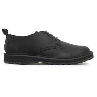 Clarks Solsbury Lace Leather Mens Comfort Shoes - Black - Size:UK 10.5