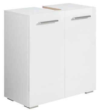 Badplaats Badplaats - Mobili Da Bagno Jupiter 60 X 30 X 60cm Bianco - Armadio Mobiletto Lavabo