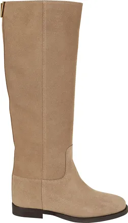 Via Roma 15 Luxury Knee-High Soft Suede Internal Rise Boots