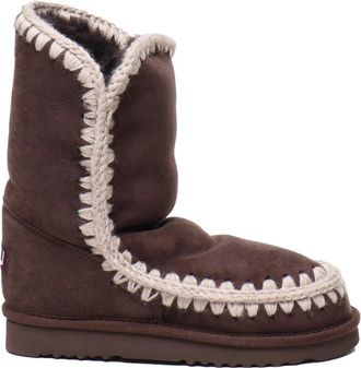 Mou Eskimo 24 Ankle Boot - Dames - Winterlaarzen - Bruin - 37 EU - Wol - Schoenen