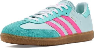 adidas Samba Messi Soccer Cleats Mens Shoes Halo Mint/Lucid Pink/Gum : 10.5 D - Medium, Leather