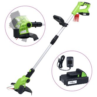 vidaXL Desbrozadora Inal&aacute;mbrica Con Bater&iacute;a De Ion-litio 20v 1500mah Vidaxl