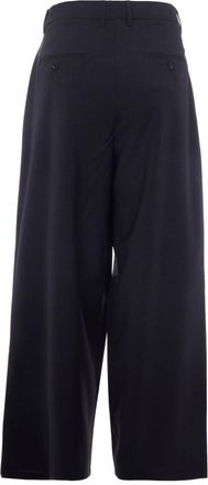 Max Mara Womens Palazzo Trousers Taro Anthracite