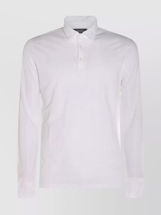 Zanone long-sleeve polo shirt