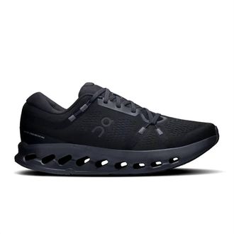 On Mens Cloudsurfer 2 Shoes In Black/black