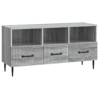 vidaXL Mueble De Tv Con Caj&oacute;n Gris Sonoma 102 X 34,5 X 50 Cm Vidaxl
