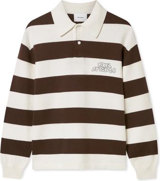 Axel Arigato Rey Polo Sweater - Heren - Polos - Bruin - XS - Katoen - Tops