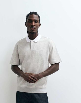 Boss Orange by Hugo Boss Edge - Polo grigia vestibilit&agrave; comoda-Grigio