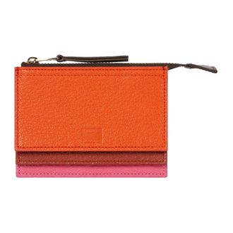 Paul Smith Wallets & Cardholders, male, Orange, Size: ONE SIZE Concertina Card Holder Pouch