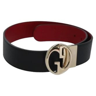 Gucci Pre-owned Vintage Belt - female - Gucci Vintage - Vintage Belts - Black - ONE SIZE - Pre-owned