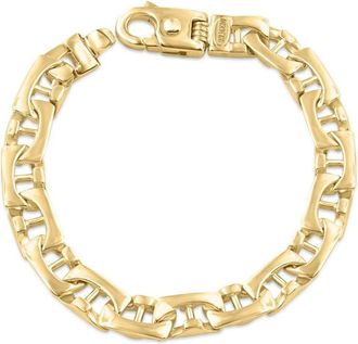 Pompeii3 Mens Link 14k Gold (44gram) or Platinum (71gram) 8.5mm Link Bracelet 8.5