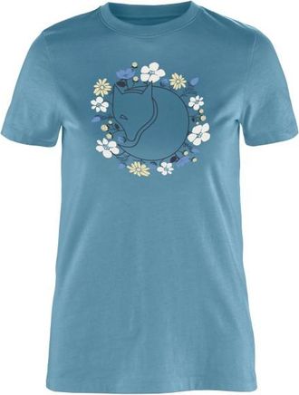 Fj&auml;llr&auml;ven Fj&auml;llblomster Fox T-Shirt T-Shirt f&uuml;r Damen | t&uuml;rkis