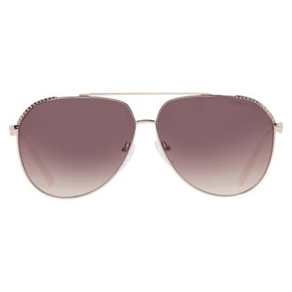 Guess Brown Gradient Pilot Ladies Sunglasses GF00051 32F 61