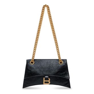 Balenciaga (WMNS) Balenciaga Crush Small Chain Bag Black 716351210IT1000