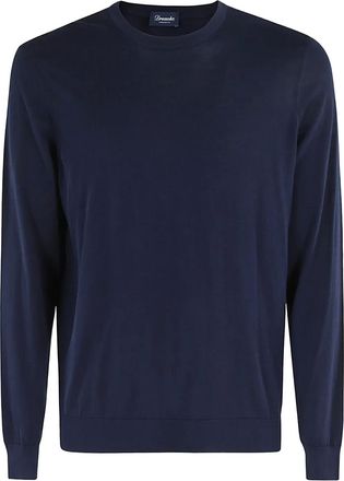 Drumohr Maglione con girocollo - Blu