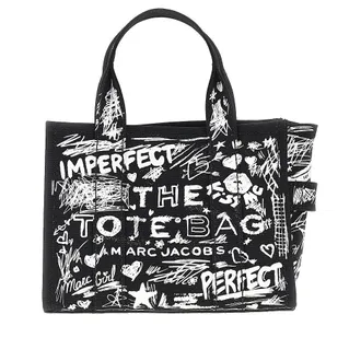 Marc Jacobs The Punk Scribble small canvas tote bag Woman One Size